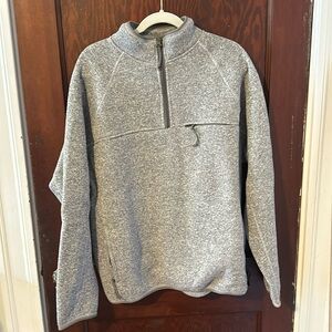 JCrew Fleece Quarter Zip